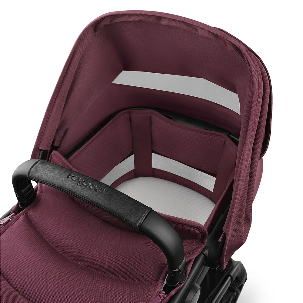 Bugaboo Fox 5 barnevogn Renew  Sort/Mørk Cherr