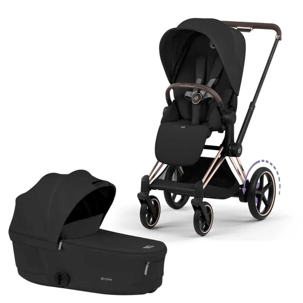 Cybex ePriam barnevogn Rosegold/Sepia Black