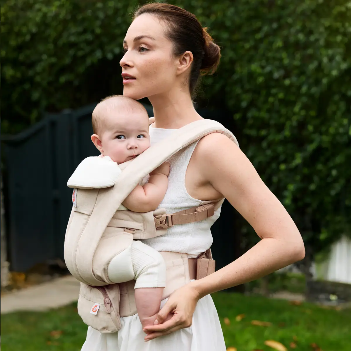 Ergobaby Omni Deluxe Cotton Bæresele - Linen Natural