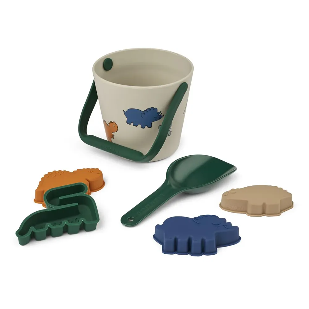 Liewood Gilma Dino Sandlegetøj Set Dinosaurs / Mist