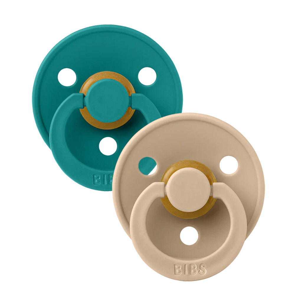 BIBS dug 2-pak 6-18m Taupe / Scuba