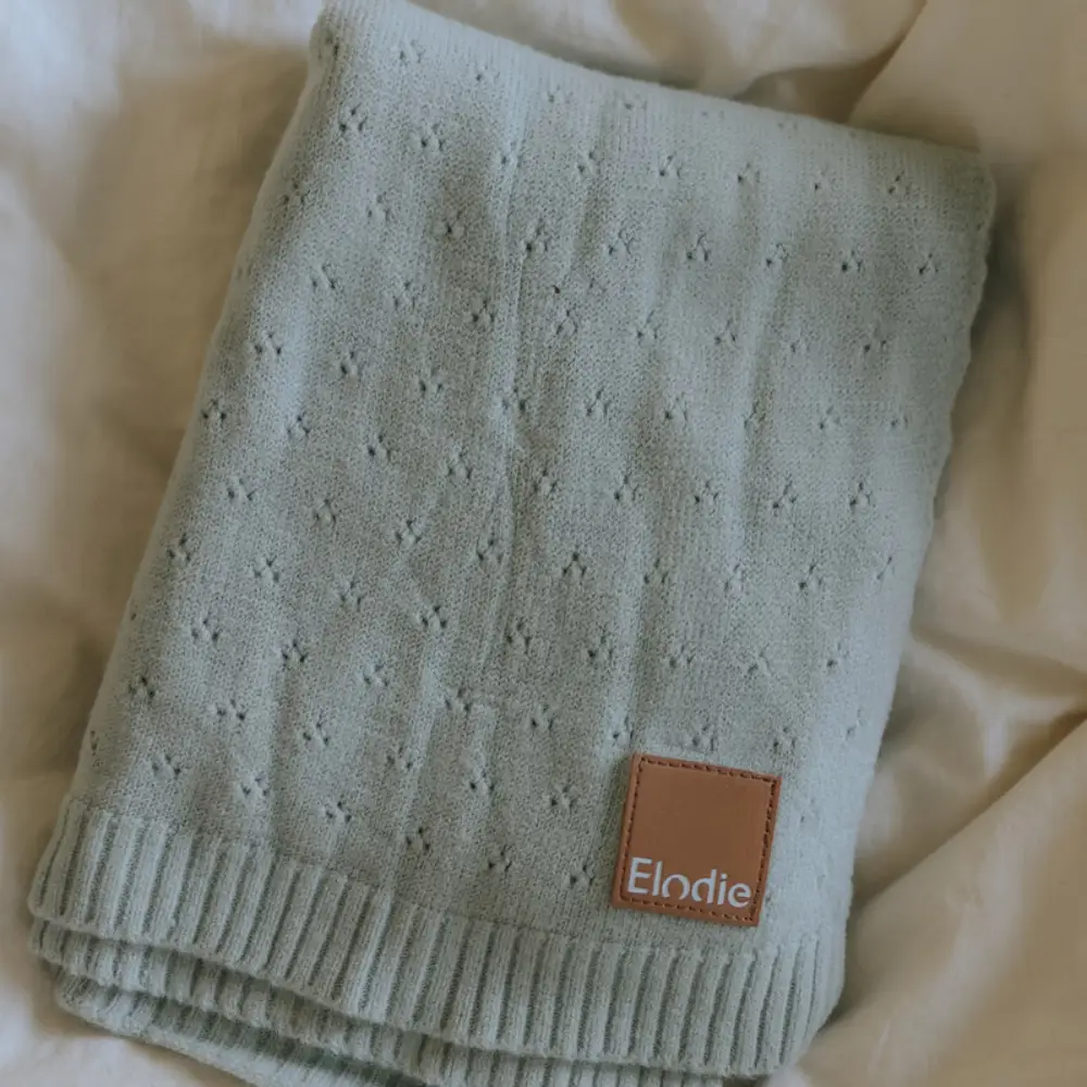  Elodie Pointelle Tæppe Mineralgrøn One size