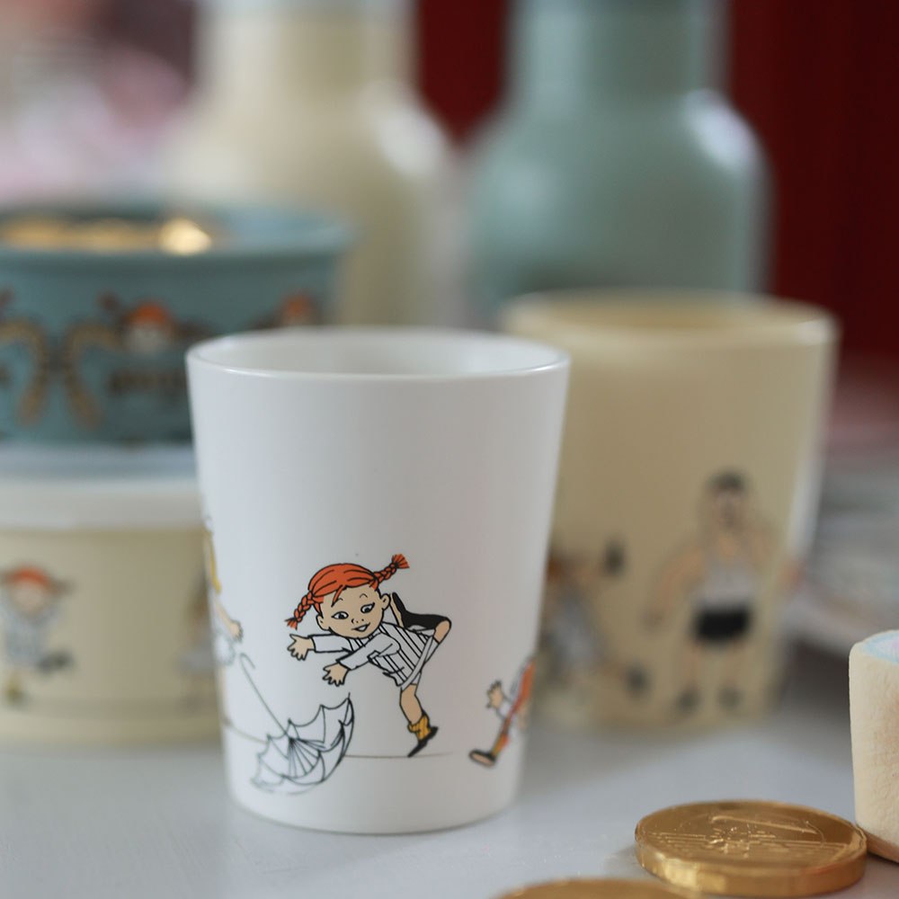 Rätt Start Pippi Cirkus Tumbler krus gul
