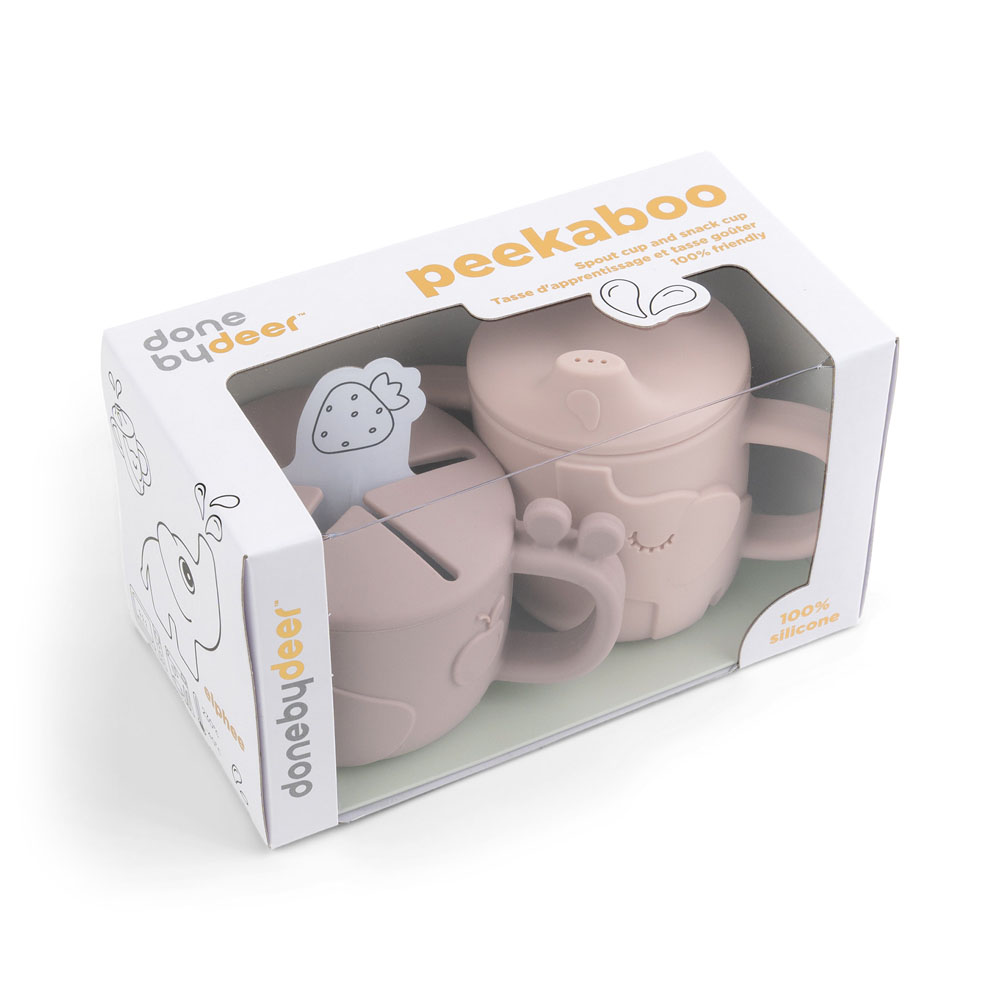 Done by Deer Peekaboo krus/snacksæt Deer friends Powder