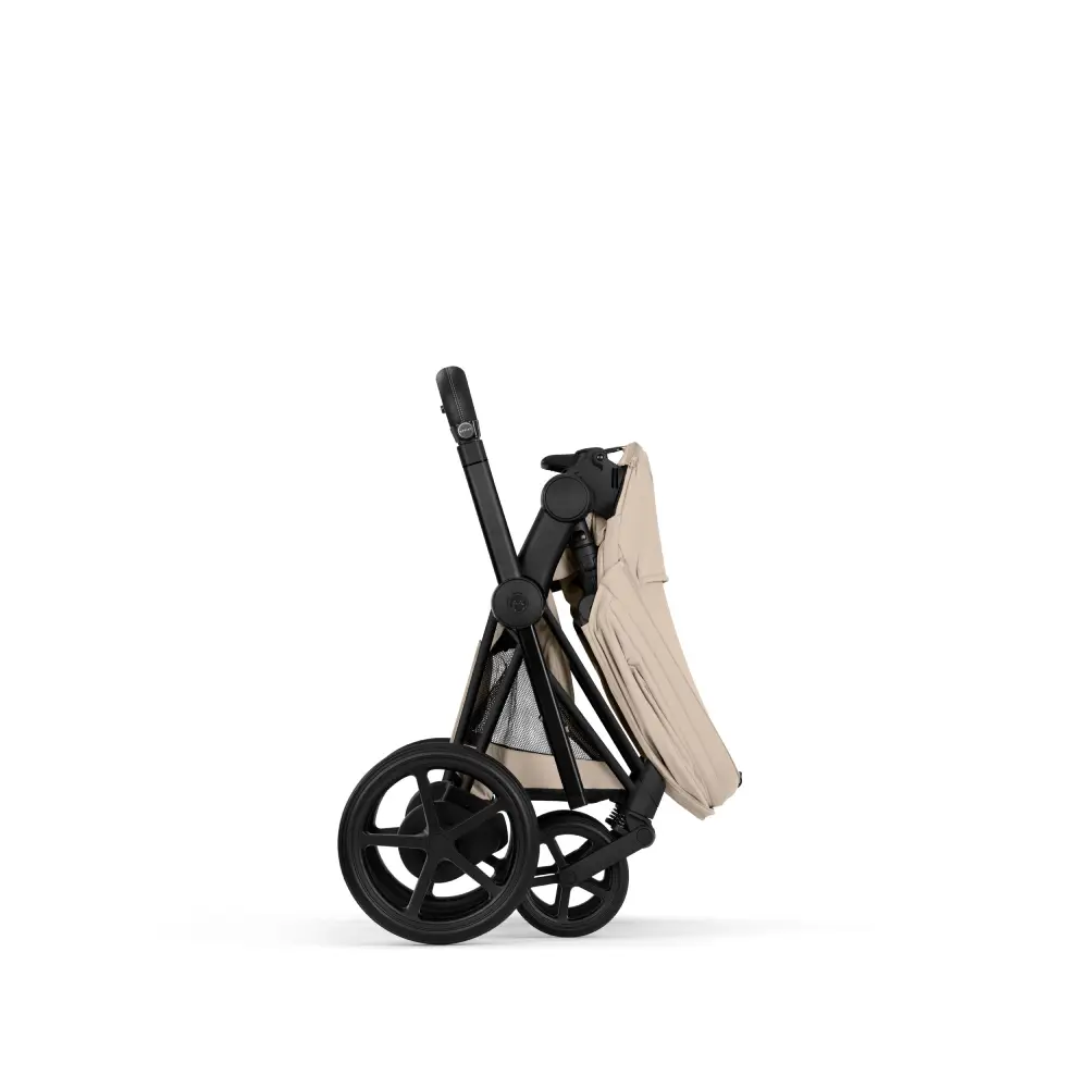 Cybex ePriam barnevogn Matt Black/Cozy Beige
