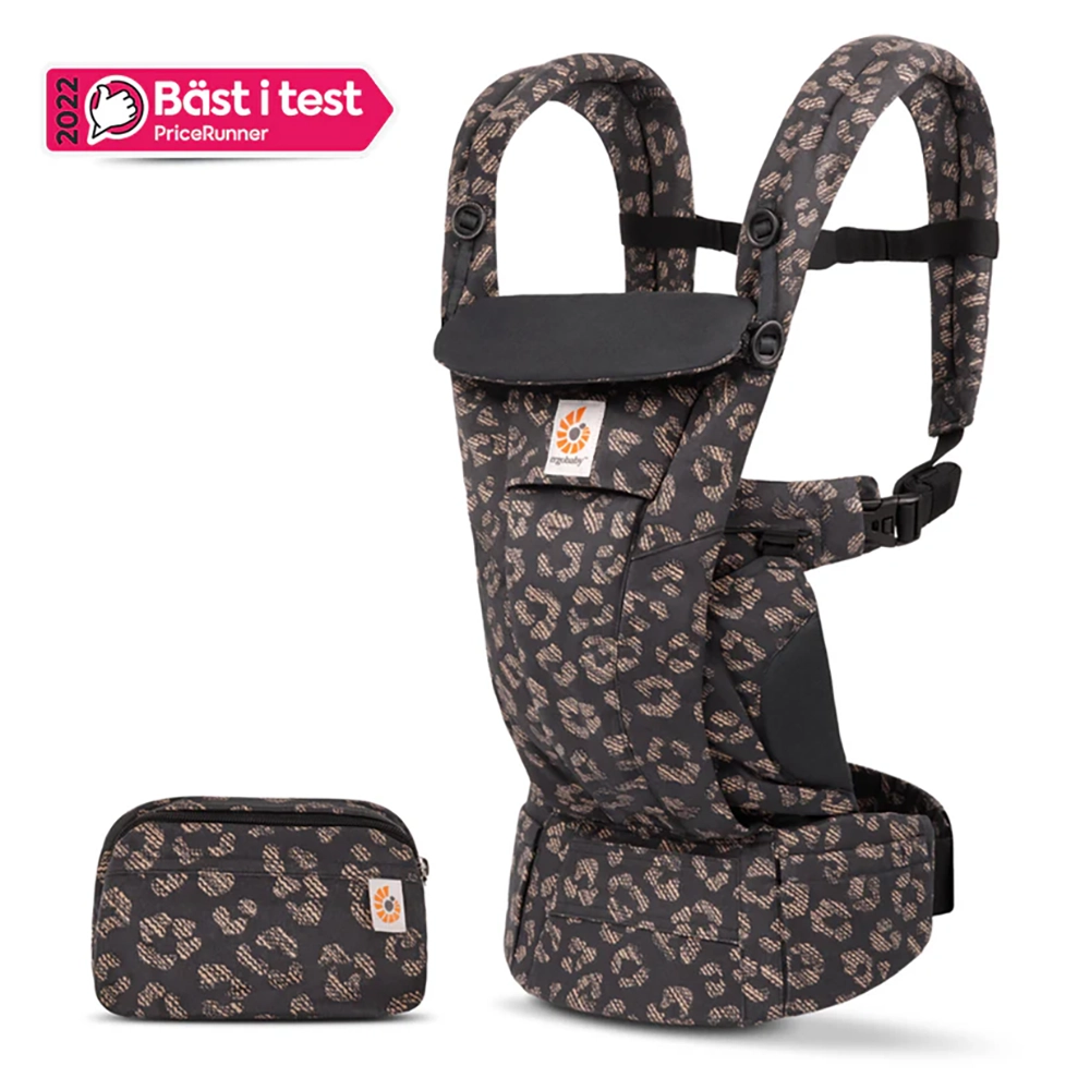 Ergobaby Omni Dream Bæresele - Sort Leopard