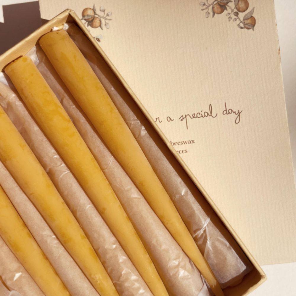 Konges Sløjd 20 Pack Birthday Train Candles Nature-One Size