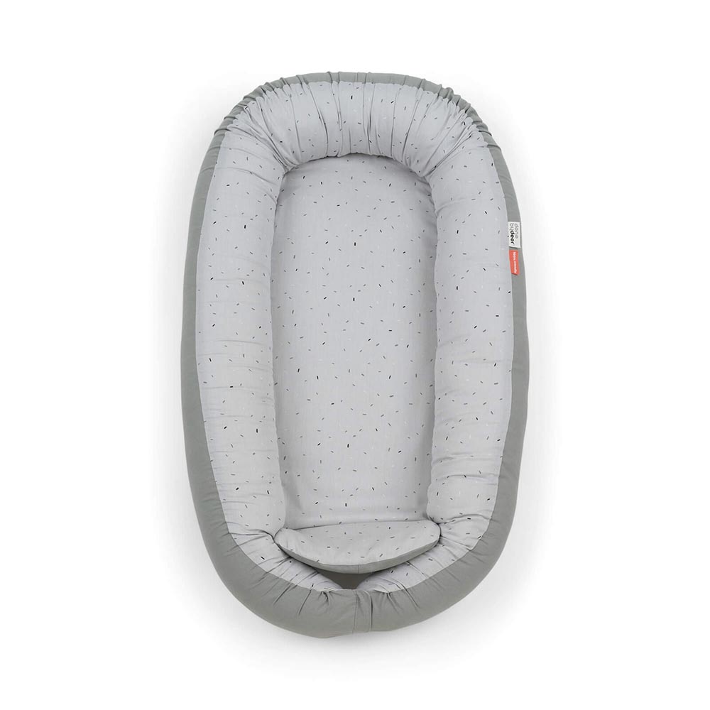 Done by Deer Hyggelig babynest Confetti Grey