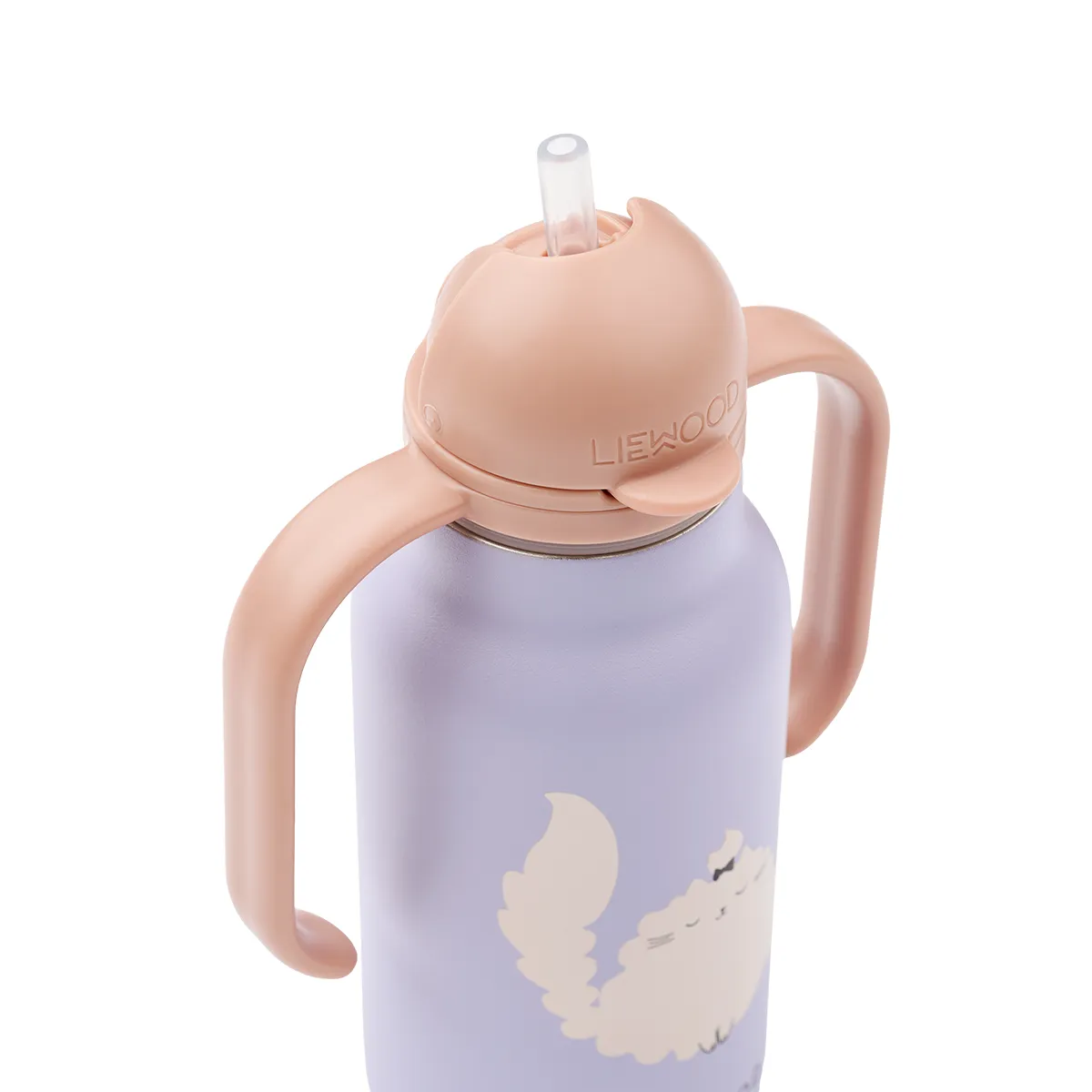 Liewood Kimmie vandflaske 250 ml Cat / Warm lilac