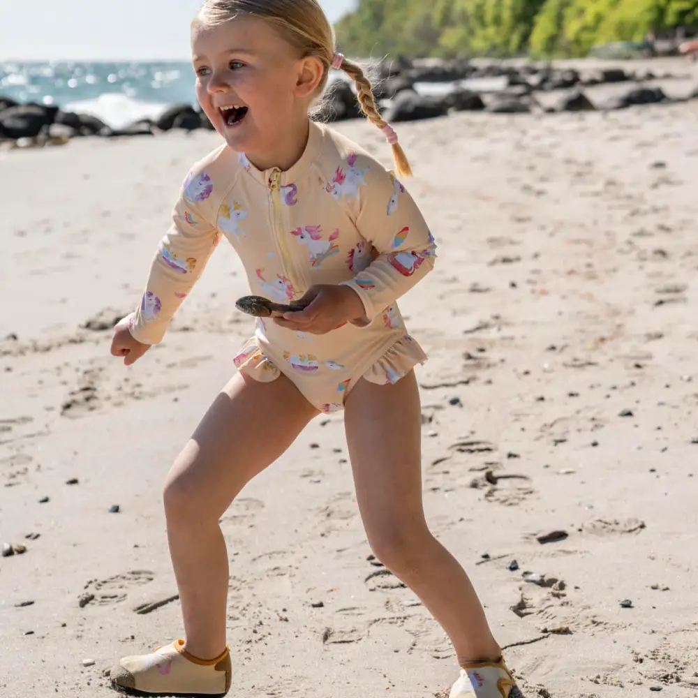 Filibabba vilje UV-dragt 1-2 år – unicorn shores