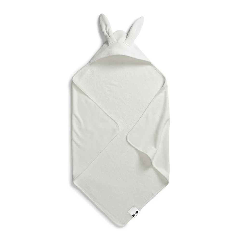 Elodie Håndklæde med hætte Vanilla White Bunny