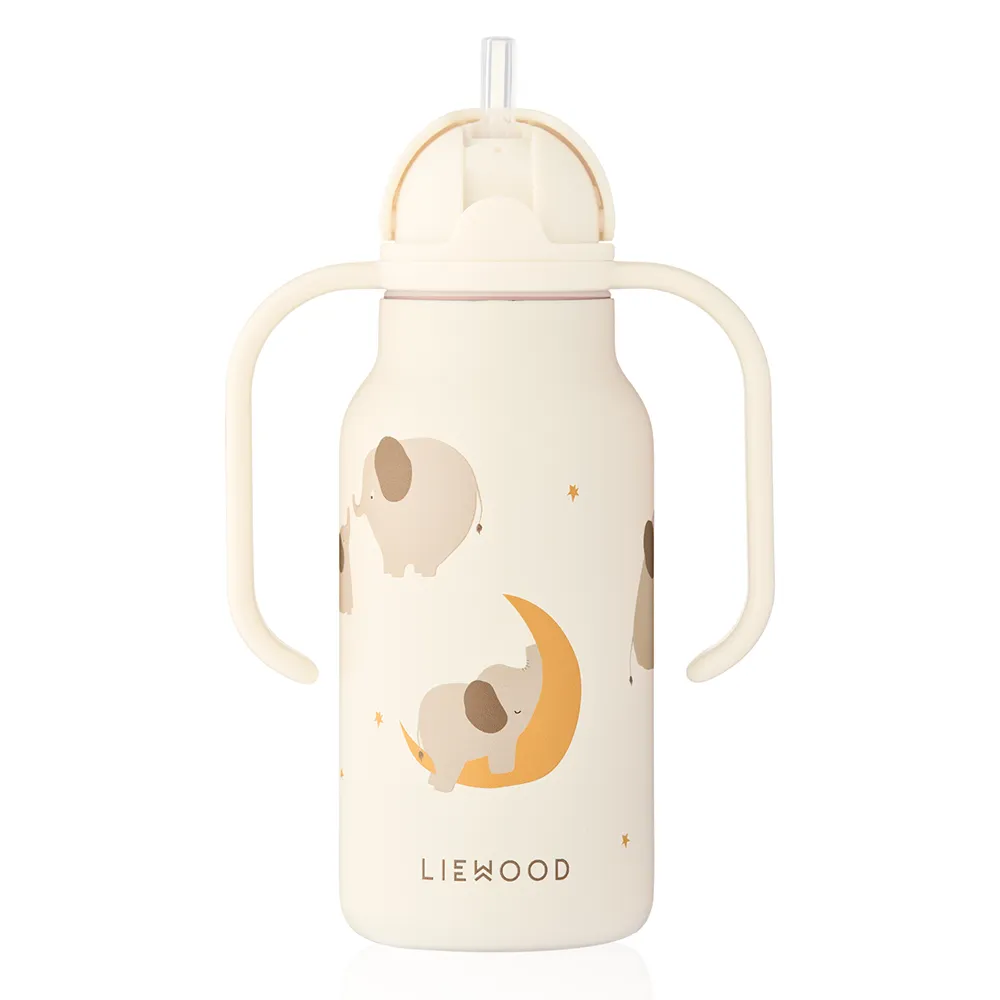 Liewood Kimmie vandflaske 250 ml Elephant / Creme de la creme