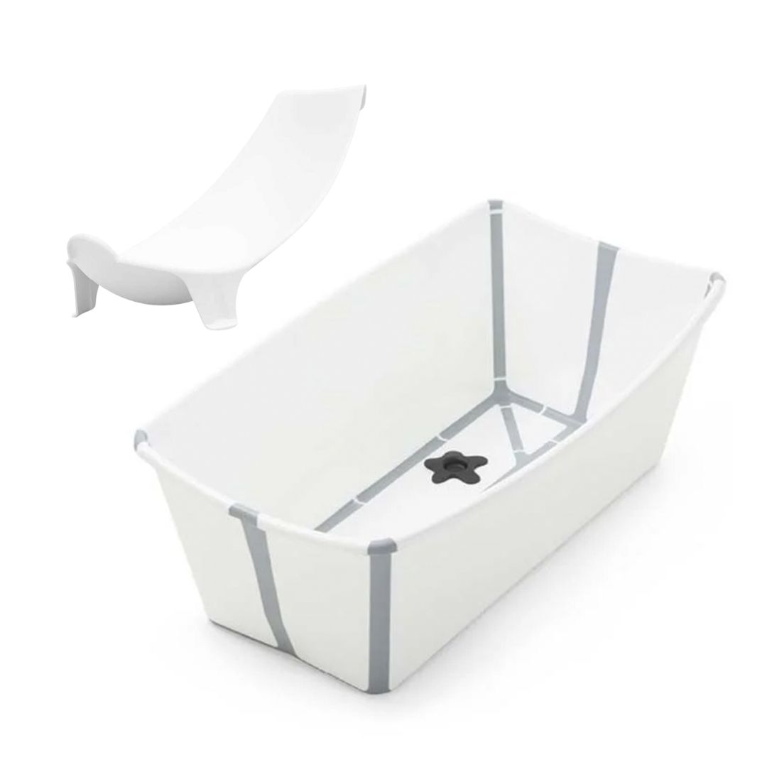 Stokke badekar Flexi bath X-Large Hvid + badestøtte