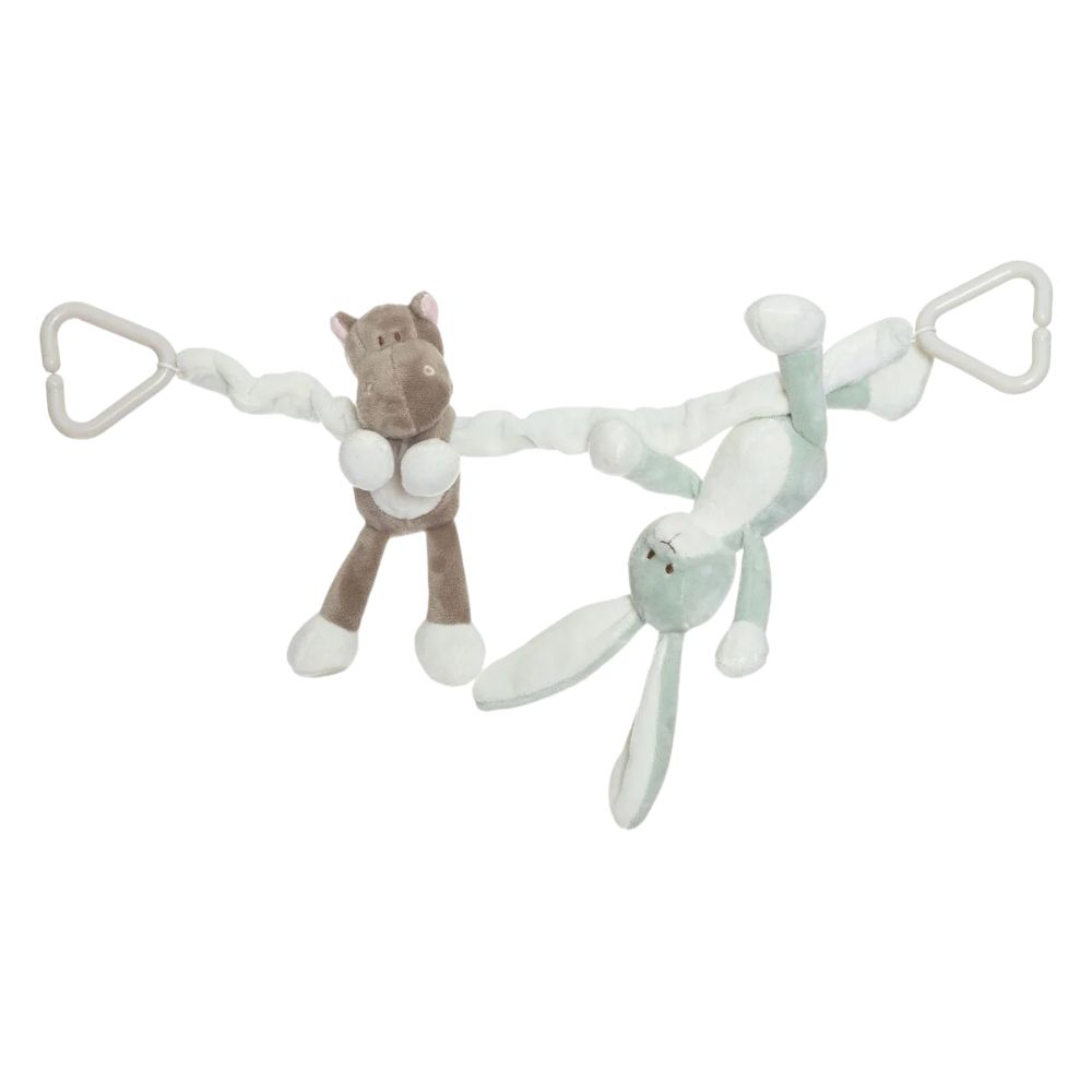 Teddykompaniet Diinglisar Vognlegetøj Kanin og Flodhest