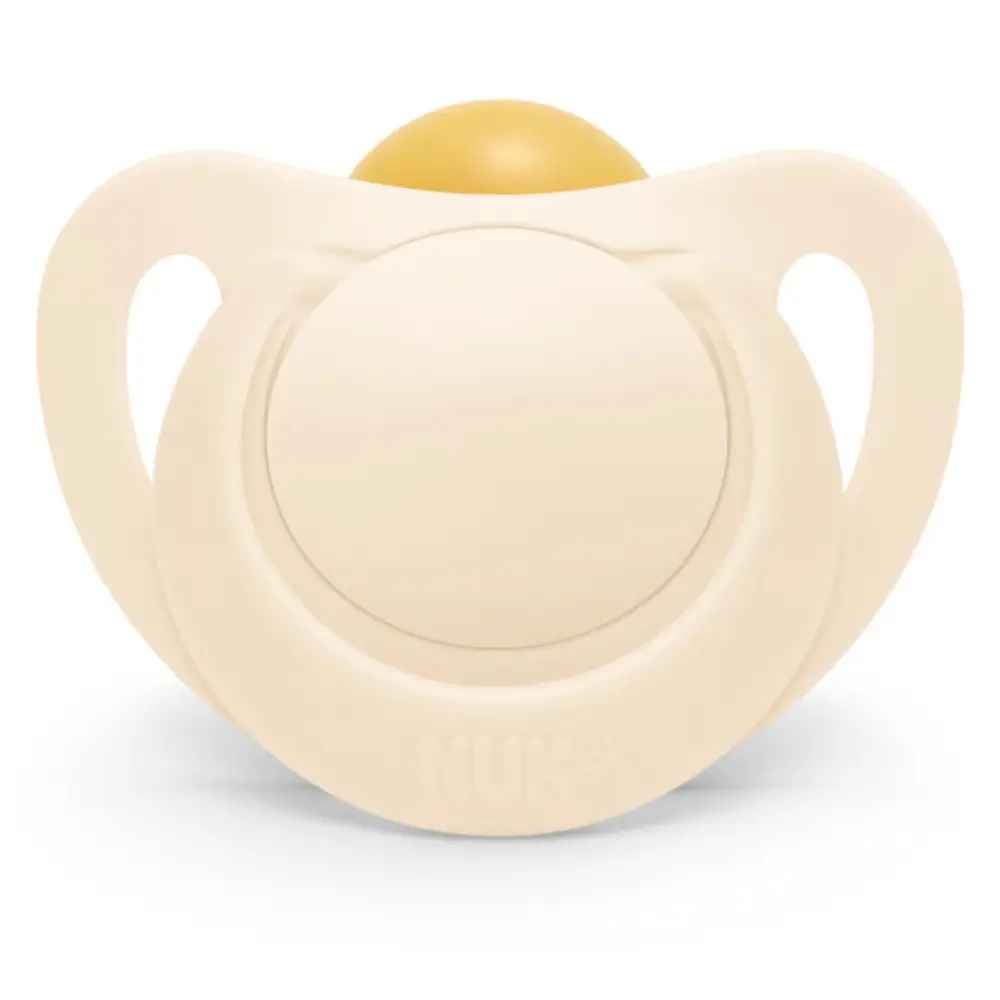 NUK for Nature Sut Latex 0-6 mdr. - Rød/Creme