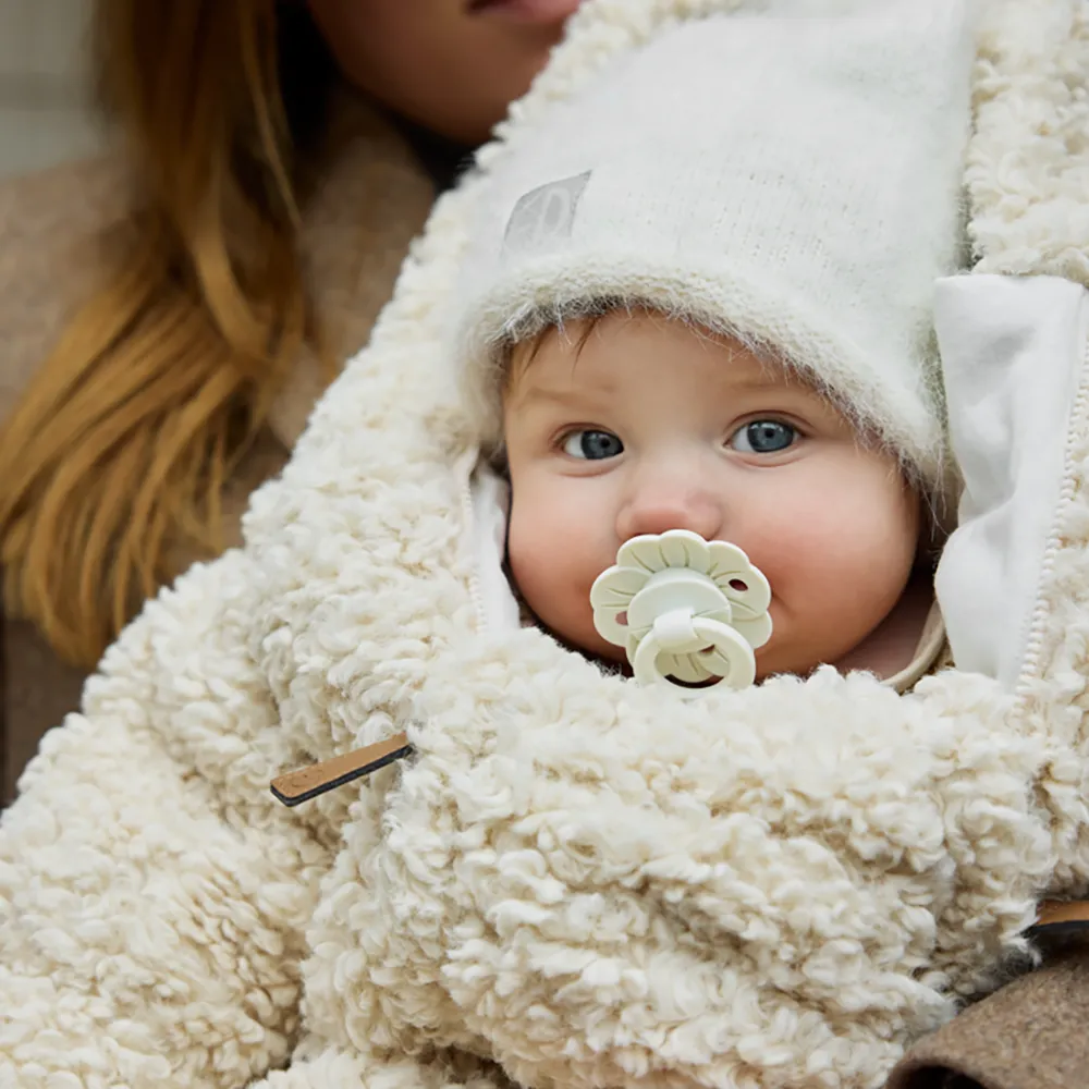 Elodie  Details Furry Knit Hue Vanilla White 2–3 år
