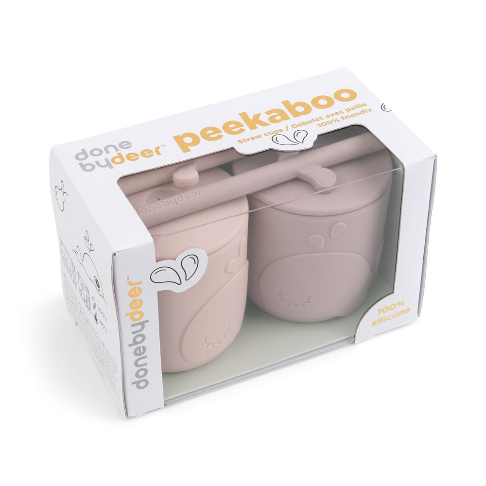 Done by Deer Peekaboo halmkrus 2-pak Wally Powder
