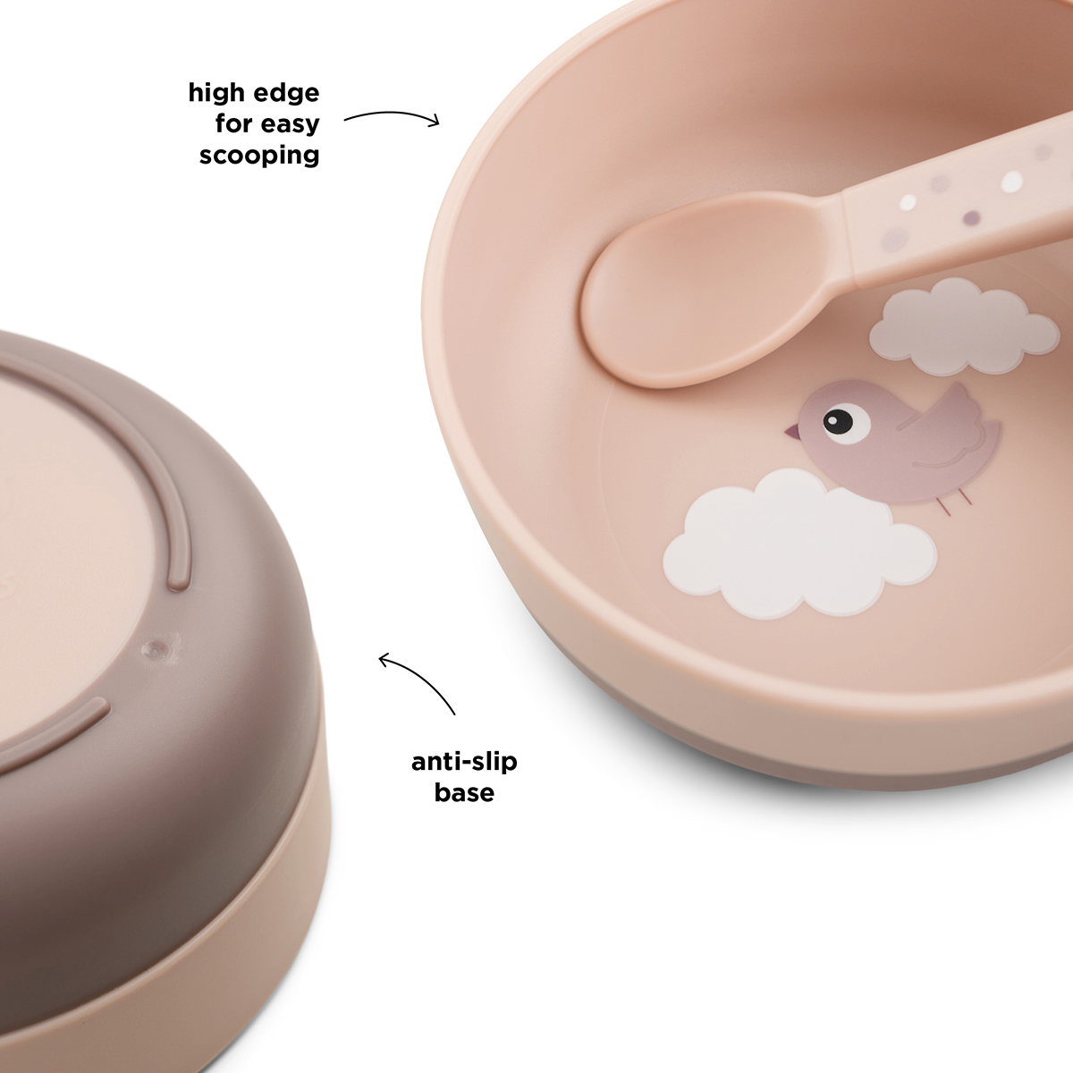 Udført af Deer Foodie skål Happy clouds Powder
