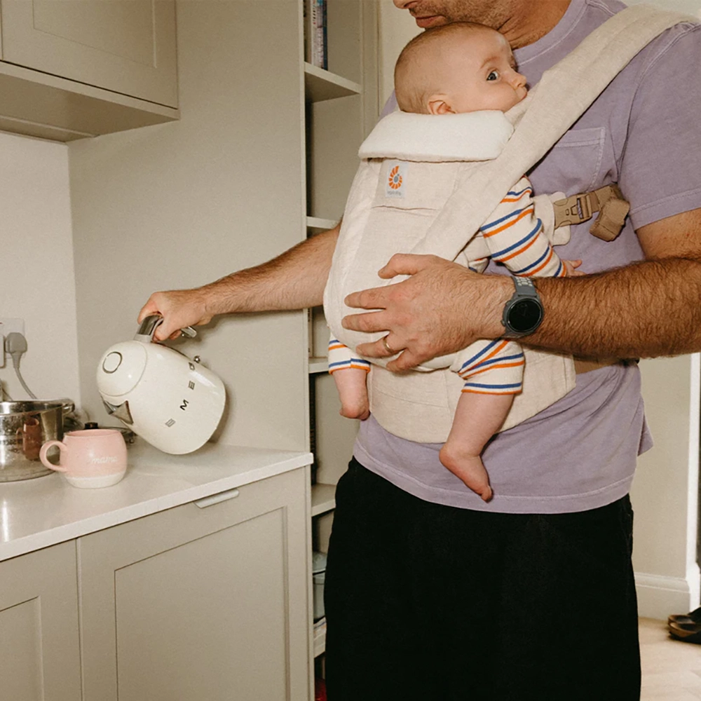 Ergobaby Omni Deluxe Cotton Bæresele - Linen Natural