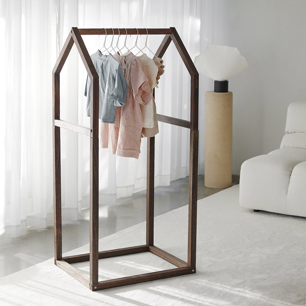 Elodie Clothes rack-mørk træ