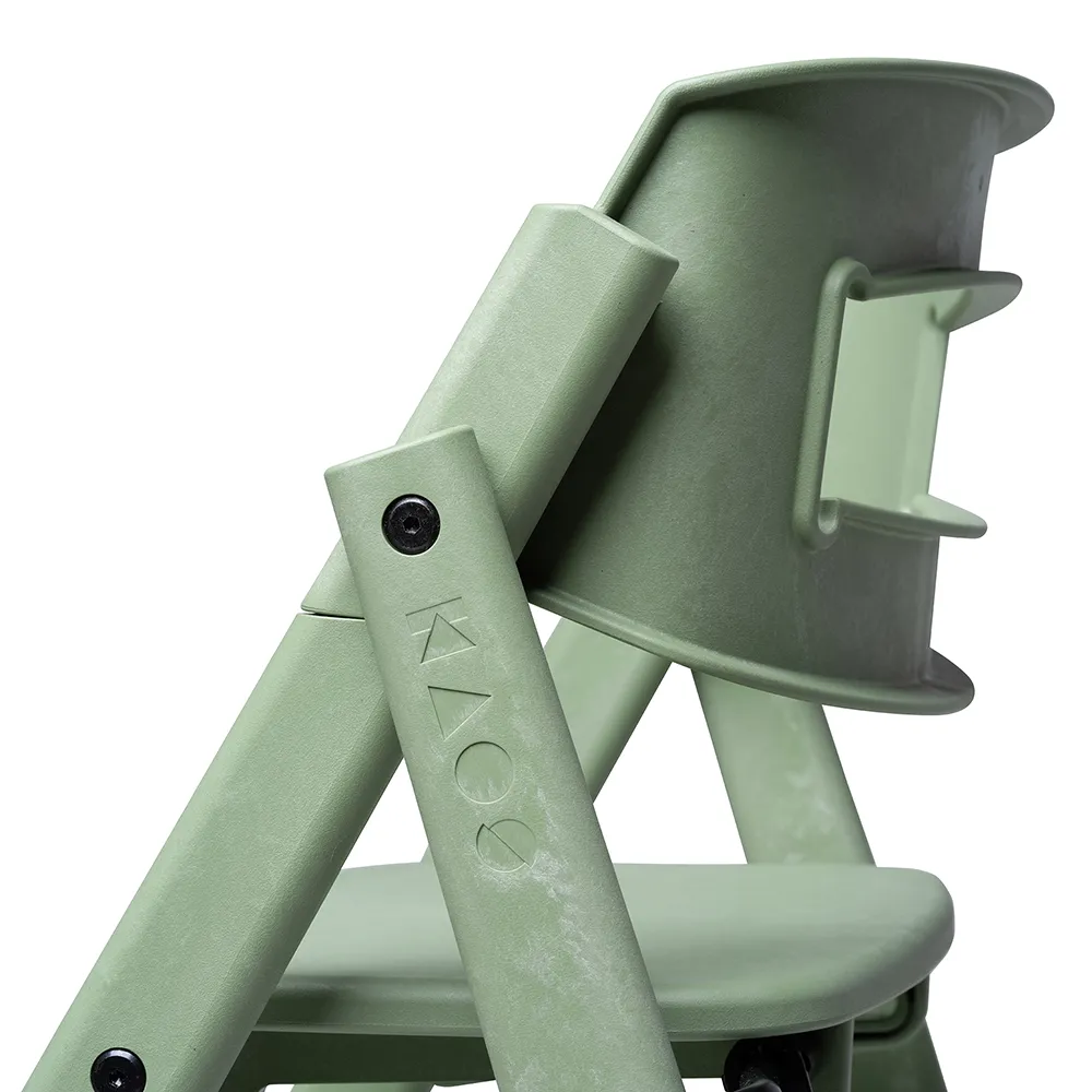 Kaos Klapp Højstol genbrugsplast Mineral Green