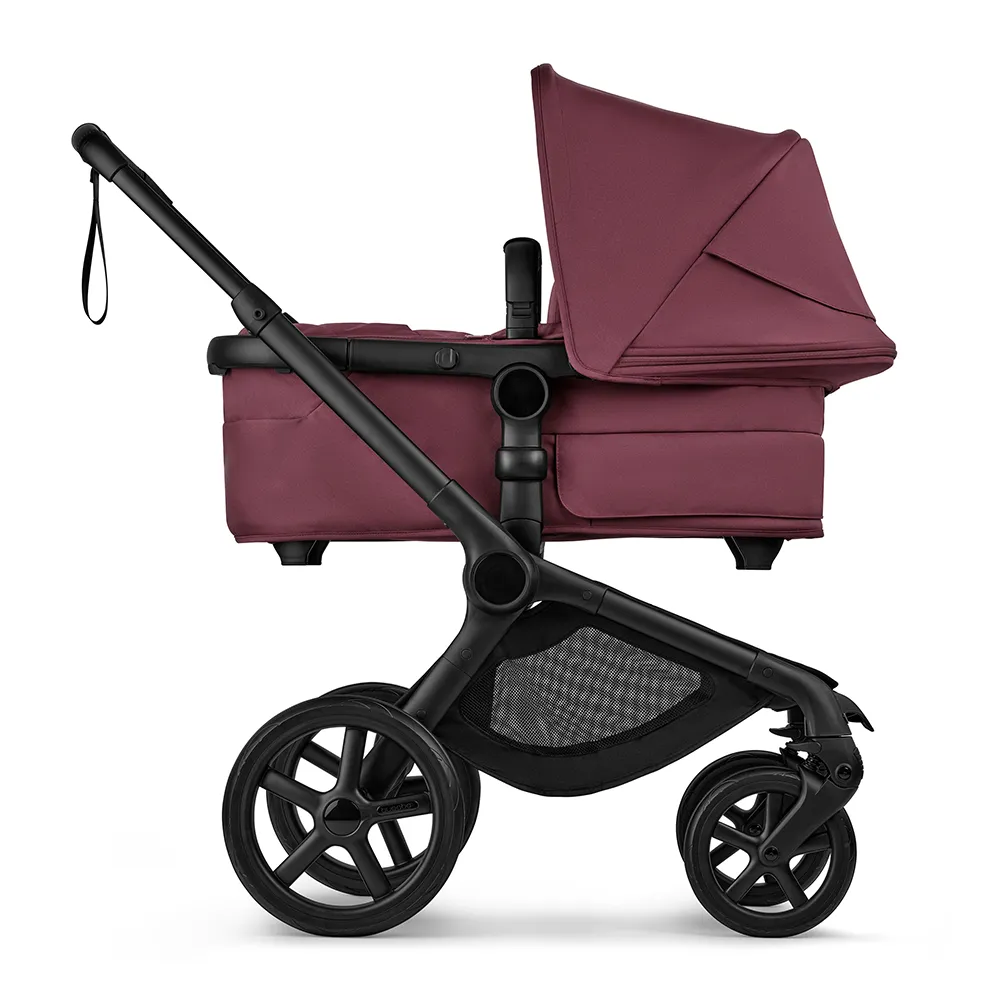 Bugaboo Fox 5 barnevogn Renew  Sort/Mørk Cherr