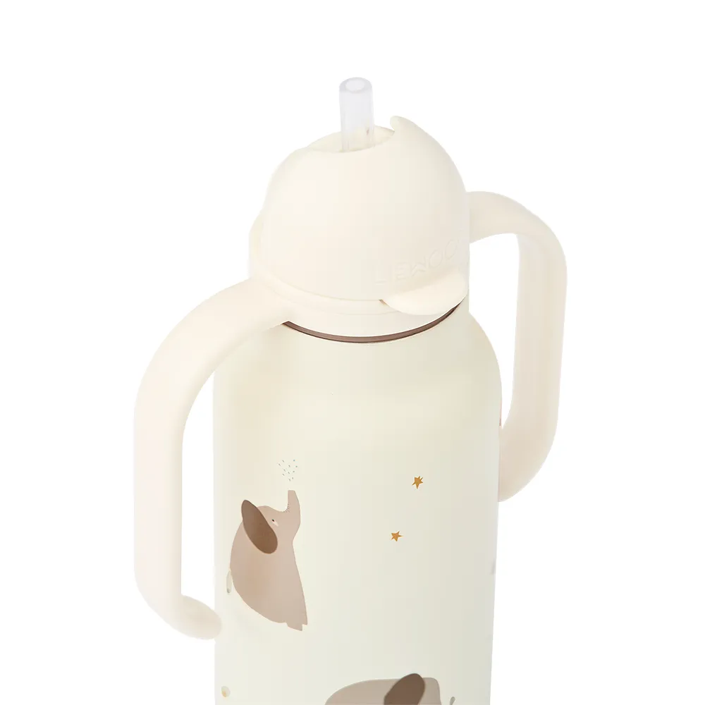 Liewood Kimmie vandflaske 250 ml Elephant / Creme de la creme