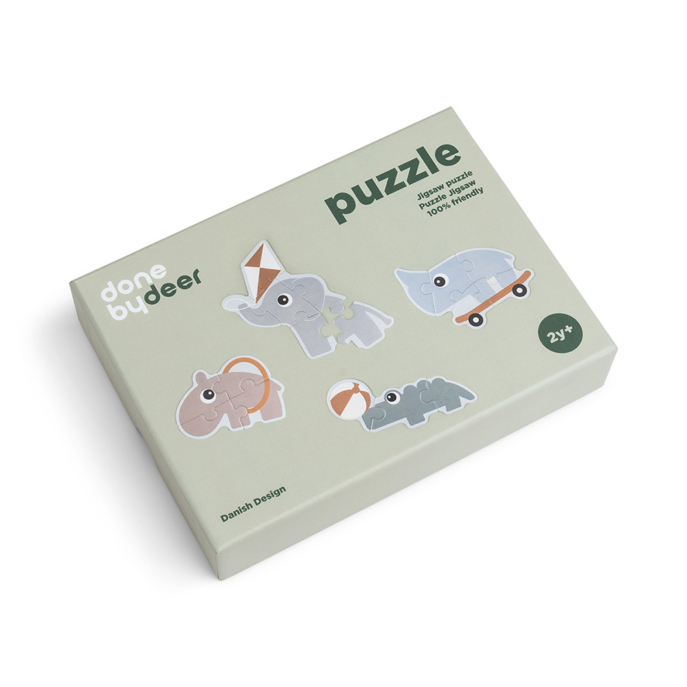 Done by Deer Jigsaw puslespil Playground Colour mix
