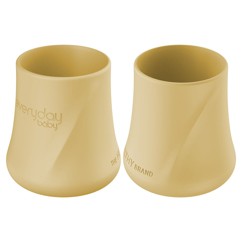 Everyday Baby silikonekop 2-pak Soft Yellow
