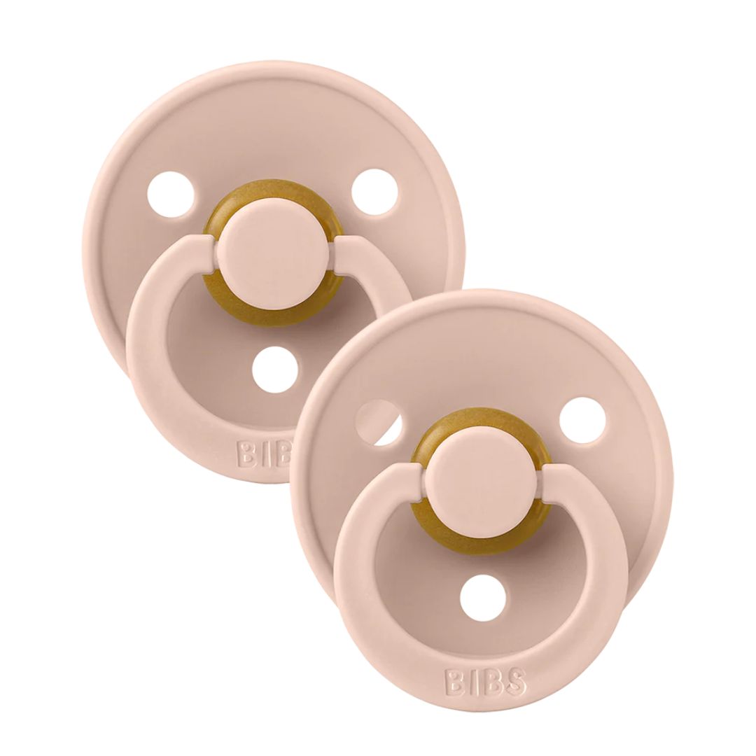 BIBS-sut 2-pak 6-18m Blush/Blush