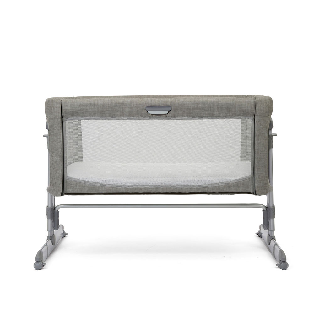 Joie Roomie Glide bedside side bed Foggy Gray