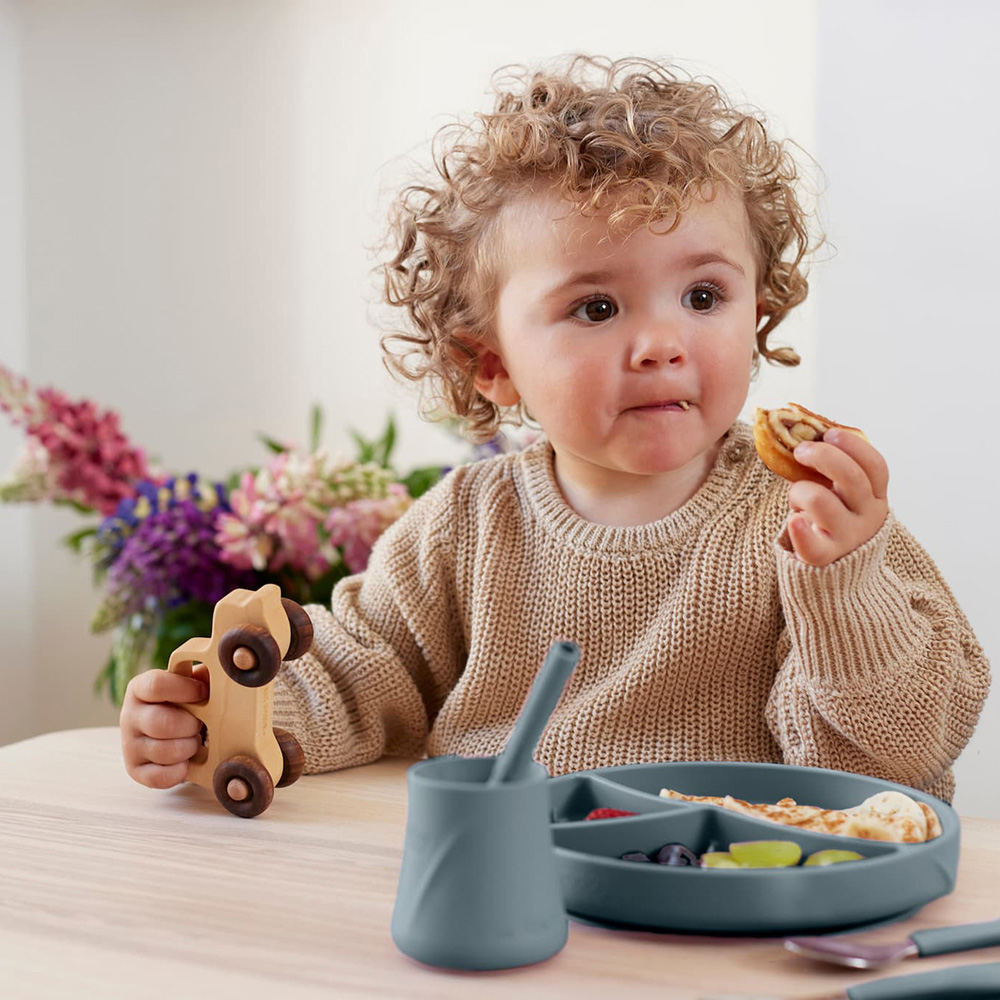 Everyday Baby Silikoneplade med sugekop Harmony Green