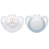 NUK Star Silikone Sut 0-6 mdr. Blå