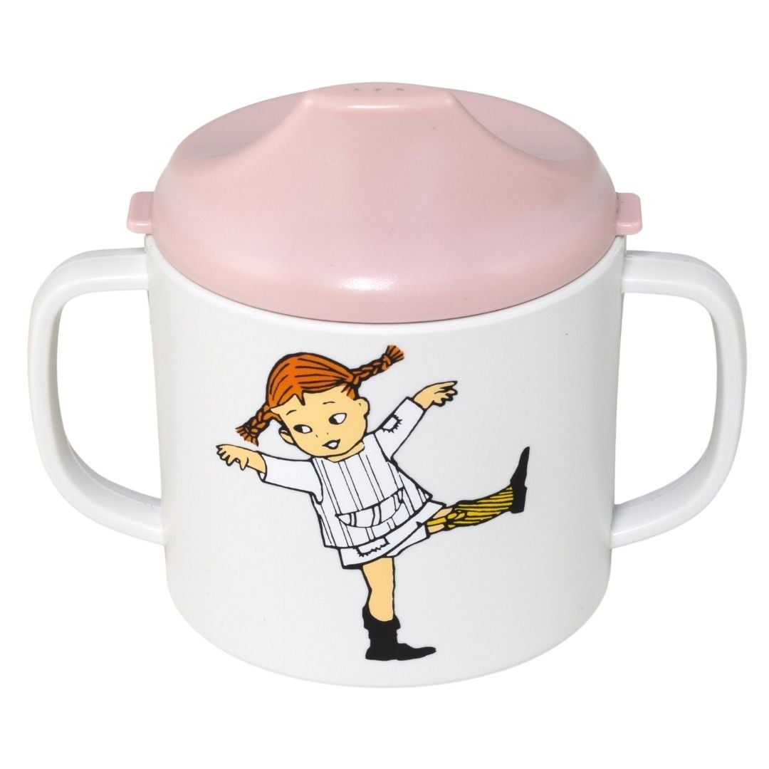Rätt Start Pippi Cirkus drikkekop pink