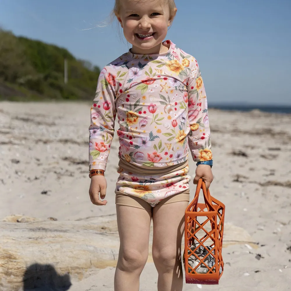 Filibabba Lucca Blebadebukser 1-2 år Ocean Blossom