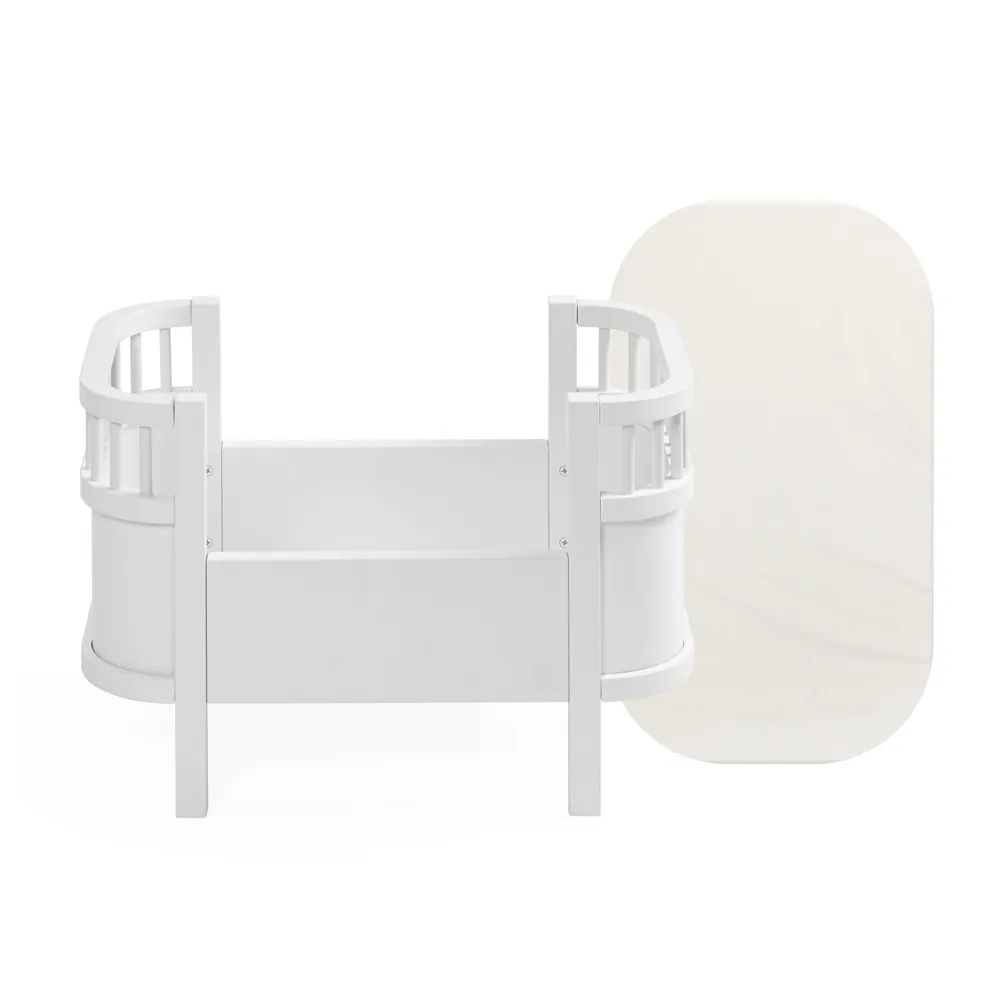 Sebra dukkeseng med madras White