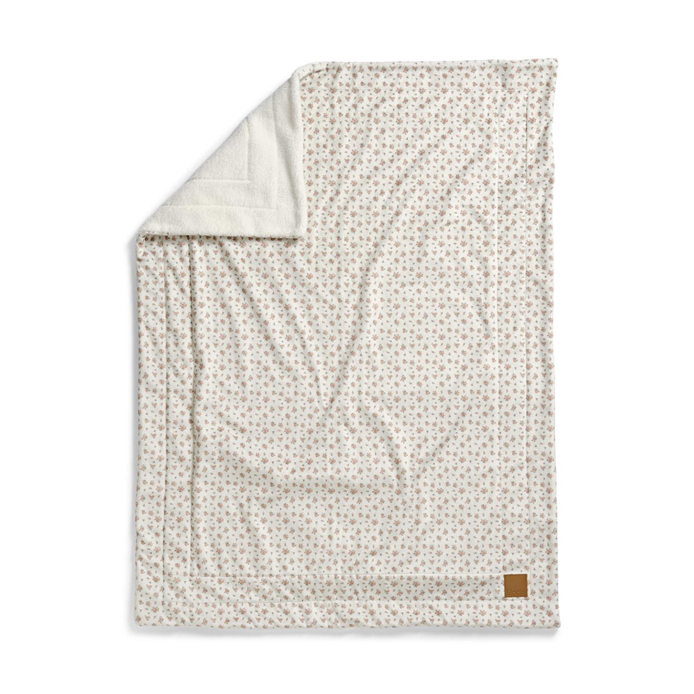 Elodie Pearl Velvet Blanket - Autumn Rose