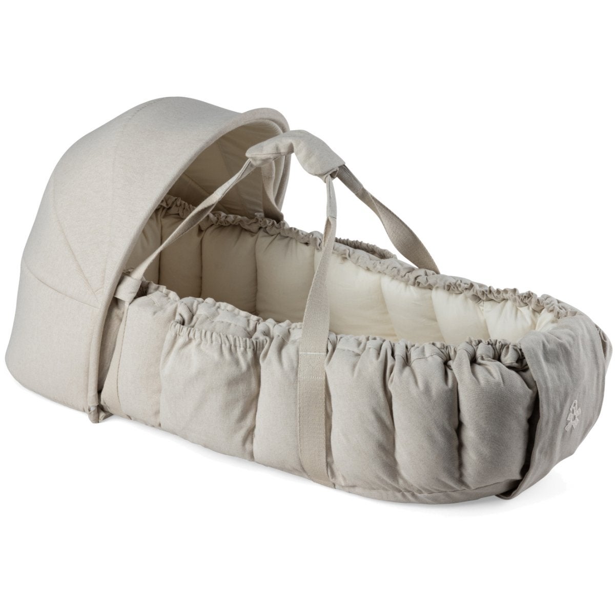 Sebra Babynest 3-i-1 med kaleche morning beige melange