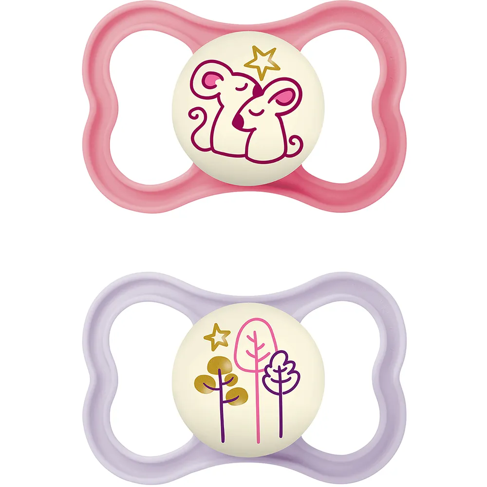  MAM Air Night 16-36m Pink 2-pak