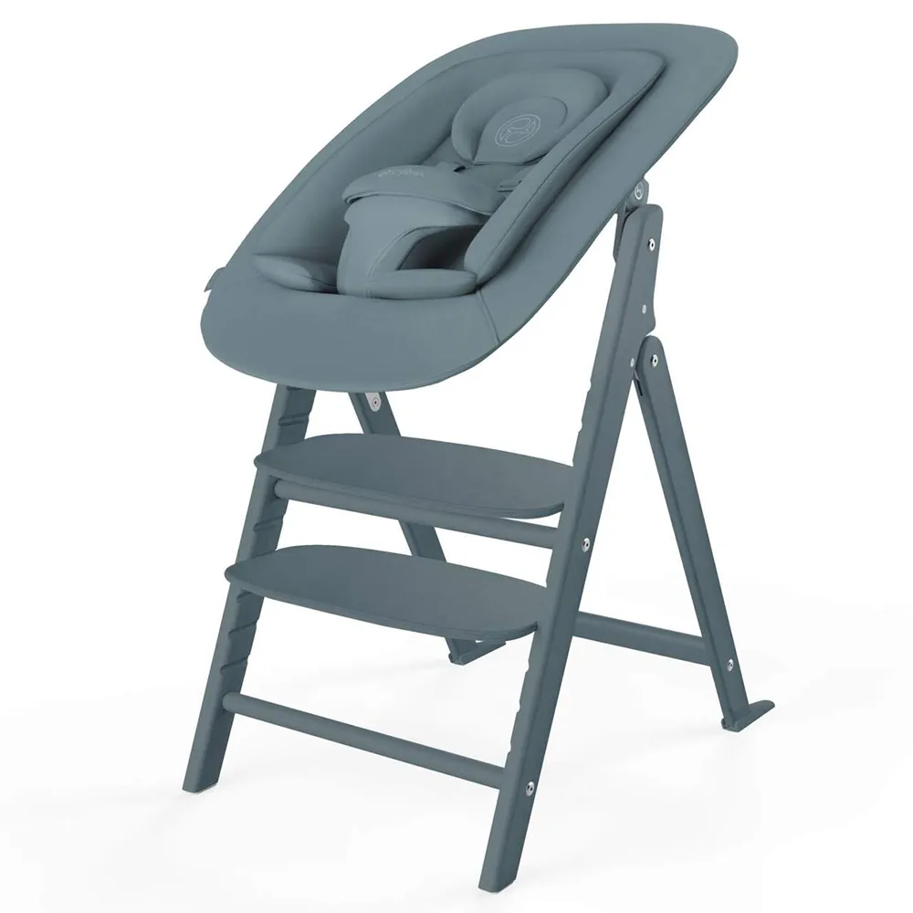 Cybex Click & Fold Spisebordsstol 4-in-1 Stone Blue
