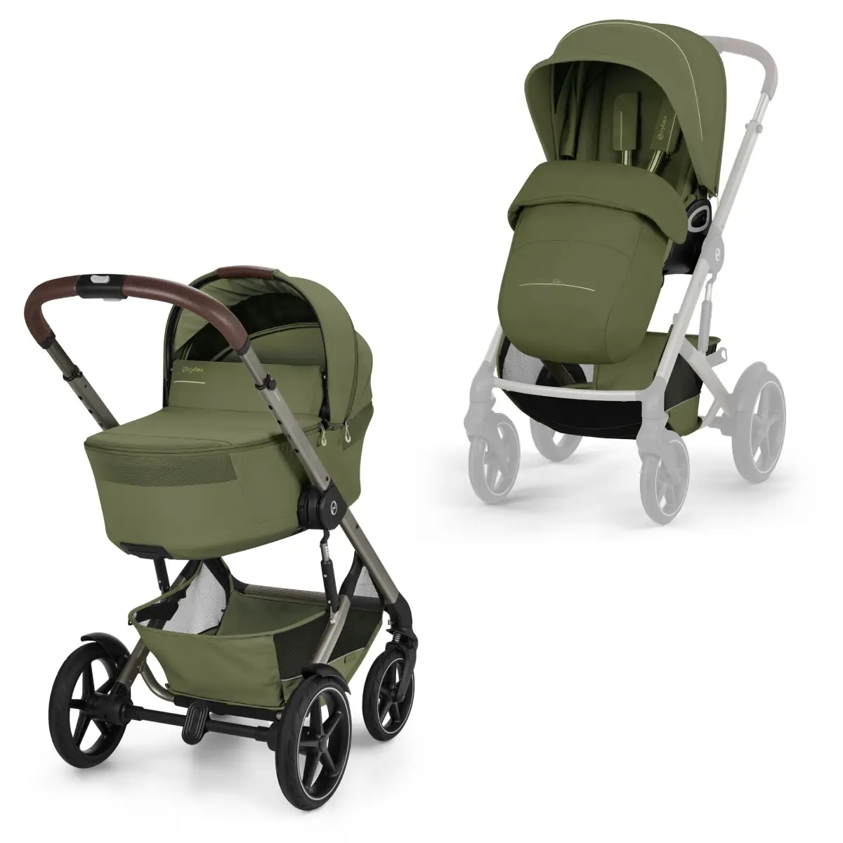  Cybex Talos S Lux TPE inkl. sammenklappelig lift Moss Green