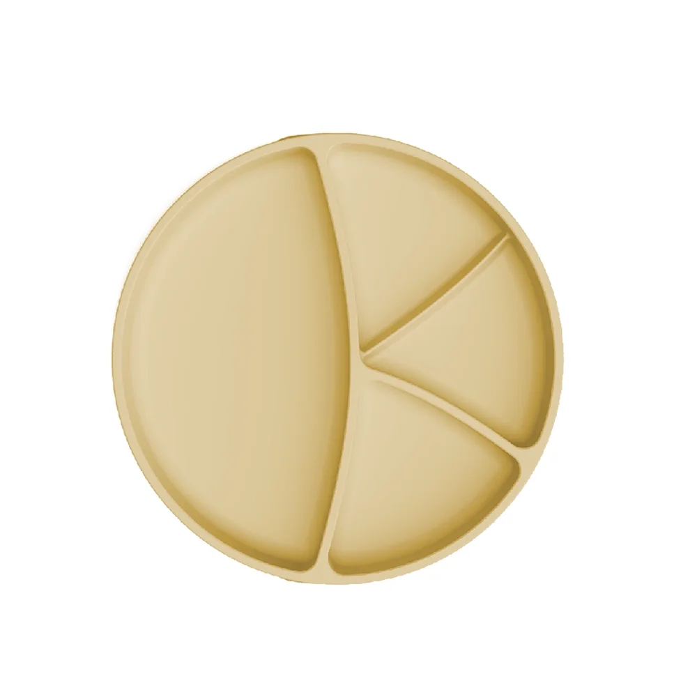 Everyday Baby Silikoneplade med sugekop Soft Yellow
