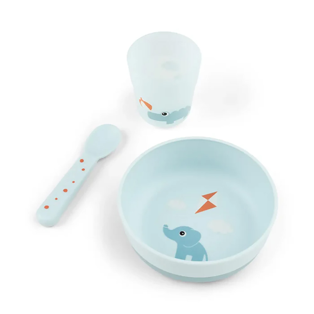Done by Deer Foodie middagssæt Playground Blue