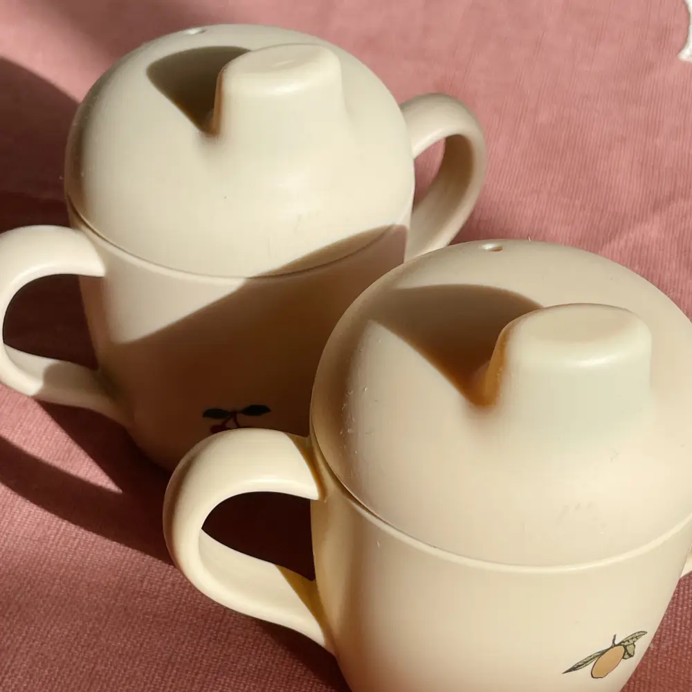 Konges Sløjd 2 Pack Sippy Cup Cherry