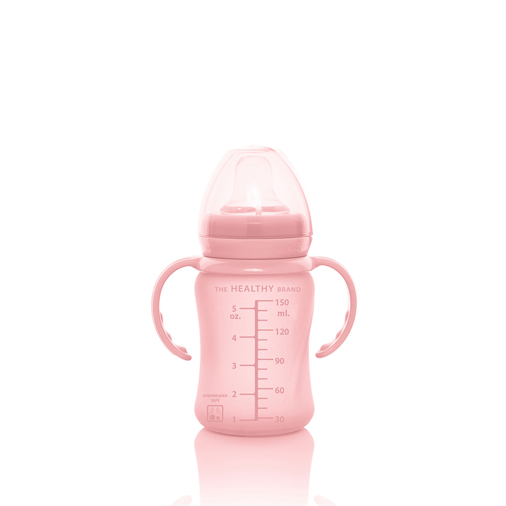Everyday baby krus med tud Healthy + 150 ml - Rose Pink