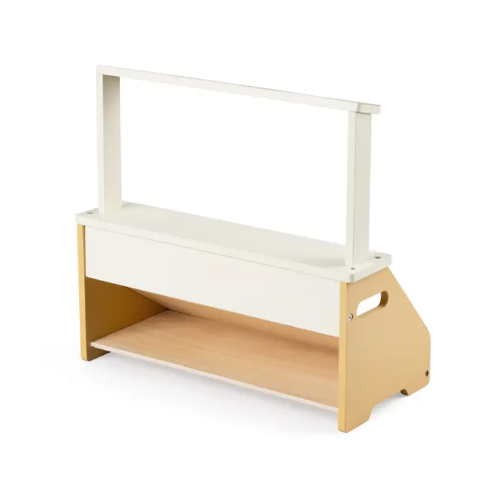 Sebra markedsbod i træ