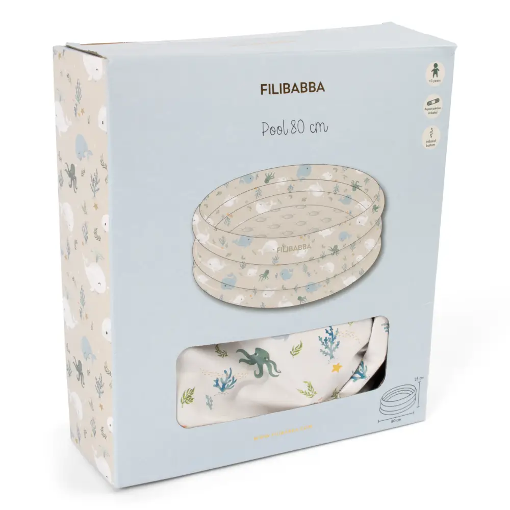 Filibabba pool 80 cm alfie – christian's whale tales