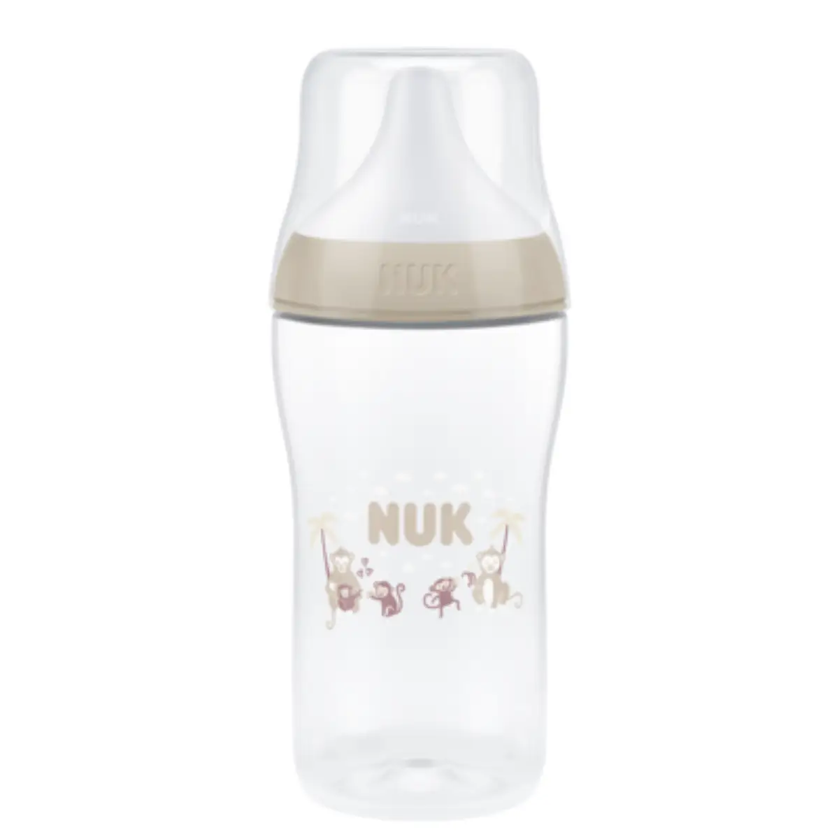 NUK Perfect Match-flaske 260 ml, abe, 3 måneder+