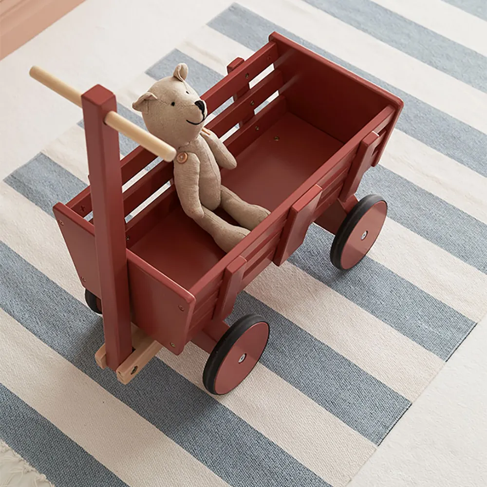 Kids Concept Dukkevogn mørkerød CARL LARSSON