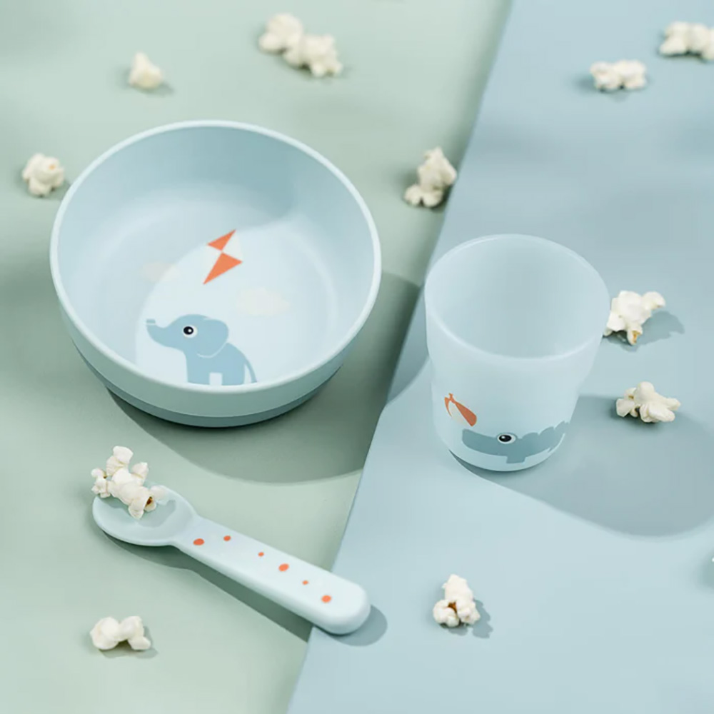 Done by Deer Foodie middagssæt Playground Blue